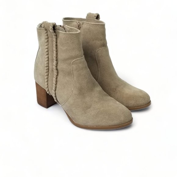 Coconuts By Matisse Trina Suede Ankle Booties Womens Size 8.5 - Picture 2 of 10